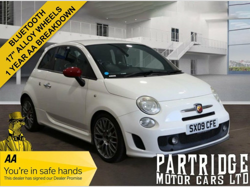 Abarth 500  1.4l 3d  135 BHP TURBO, BLUETOOTH, FULL LEATHER
