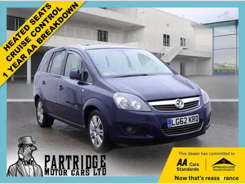 Vauxhall Zafira  1.6 16V Design MPV 5dr Petrol Manual Euro 5 (SNav)