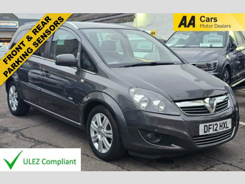 Vauxhall Zafira  1.6 16V Design MPV 5dr Petrol Manual Euro 5 (SNav)