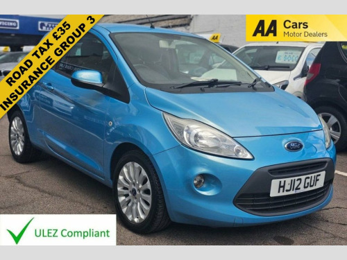 Ford Ka  1.2 Zetec Hatchback 3dr Petrol Manual Euro 5 (s/s)