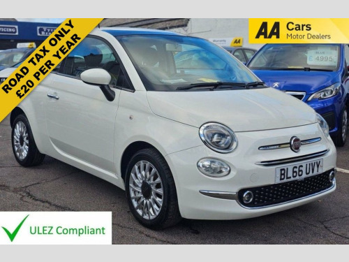 Fiat 500  1.2 Lounge Hatchback 3dr Petrol Manual Euro 6 (s/s