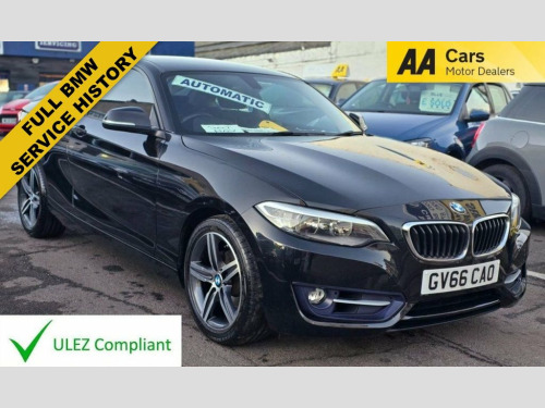 BMW 2 Series  1.5 218i Sport Coupe 2dr Petrol Auto Euro 6 (s/s)  