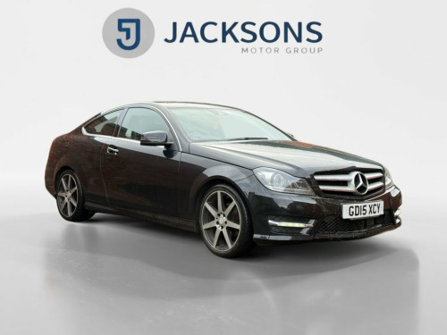 Mercedes-Benz C-Class C180 1.6 C180 AMG Sport Edition Coupe 2dr Petrol G-Tron 