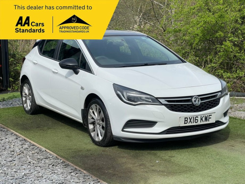 Vauxhall Astra  1.4 DESIGN 5d 123 BHP FULL SERVICE HISTORY - WTY