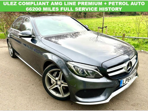 Mercedes-Benz C-Class C200 2.0 C200 AMG LINE PREMIUM PLUS 4d 184 BHP PAN-ROOF