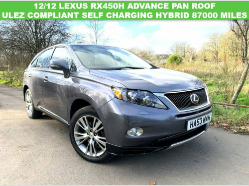 Lexus RX  3.5 450h V6 Advance SUV 5dr Petrol Hybrid CVT 4WD 