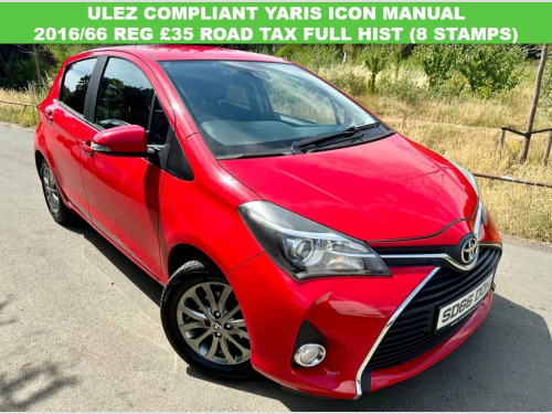 Toyota Yaris  1.33 Dual VVT-i Icon Hatchback 5dr Petrol Manual E