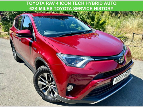 Toyota RAV4  2.5 VVT-h Icon Tech SUV 5dr Petrol Hybrid CVT Euro