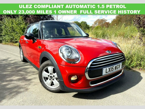 MINI Hatch  1.5 Cooper Hatchback 5dr Petrol Auto Euro 6 (s/s) 