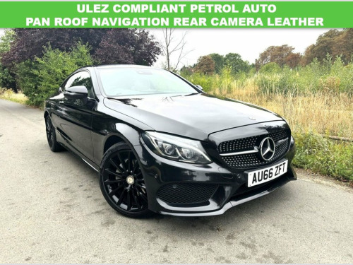 Mercedes-Benz C-Class C200 2.0 C200 AMG Line (Premium Plus) Coupe 2dr Petrol 