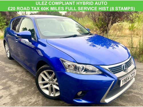 Lexus CT 200h  1.8 200h Advance Hatchback 5dr Petrol Hybrid CVT E