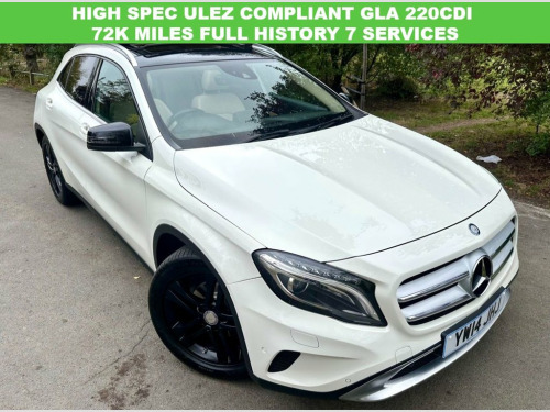 Mercedes-Benz GLA-Class GLA220 2.1 GLA220 CDI SE SUV 5dr Diesel 7G-DCT 4MATIC Eur