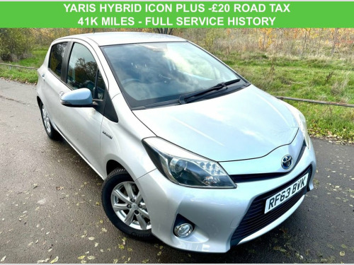 Toyota Yaris  1.5 VVT-h Icon Plus Hatchback 5dr Petrol Hybrid CV 