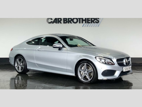 Mercedes-Benz C-Class C200 2.0 C200 AMG Line Coupe 2dr Petrol 7G-Tronic+ Euro