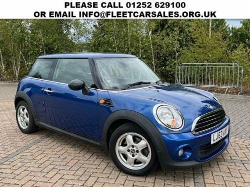 MINI Hatch  1.6 One Hatchback 3dr Petrol Manual Euro 5 (98 ps)
