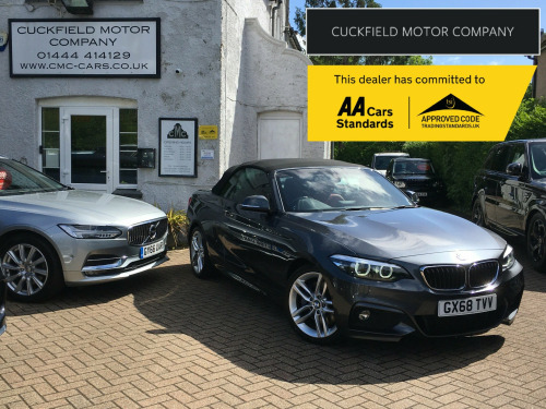 BMW 2 Series  2.0 220d M Sport Convertible 2dr Diesel Auto Euro 6 (s/s) (190 ps)