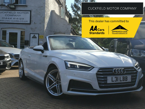 Audi A5  2.0 TFSI S line Convertible 2dr Petrol Manual Euro 6 (s/s) (190 ps)