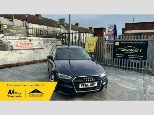 Audi A3  2.0 TFSI S line Sportback 5dr Petrol S Tronic quattro Euro 6 (s/s) (190 ps) 
