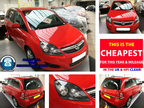 Vauxhall Zafira  1.6 16V Design Euro 5 5dr (SNav)