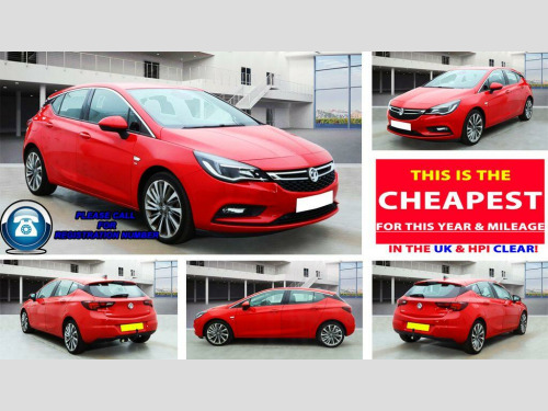 Vauxhall Astra  1.6 CDTi BlueInjection SRi Nav Auto Euro 6 5dr