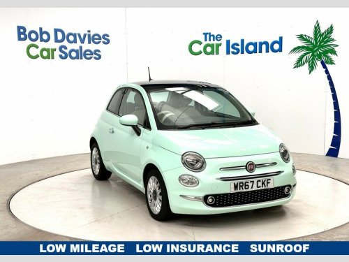 Fiat 500  1.2 LOUNGE 3d 69 BHP Low Mileage, Panoramic Roof