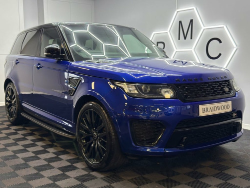 Land Rover Range Rover Sport  5.0 V8 SVR SUV 5dr Petrol Auto 4WD Euro 6 (s/s) (5 