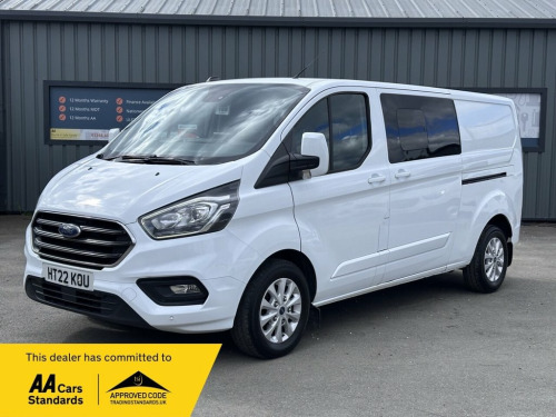 Ford Transit Custom  2.0 320 EcoBlue Limited Crew Van Double Cab 5dr Di