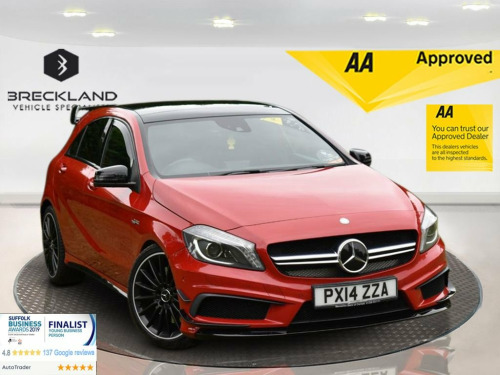 Mercedes-Benz A-Class A45 2.0 A45 AMG Hatchback 5dr Petrol SpdS DCT 4MATIC E