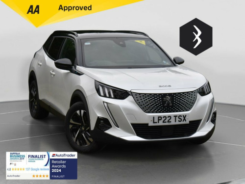 Peugeot 2008  50kWh GT SUV 5dr Electric Auto (7kW Charger) (136 