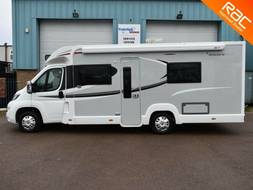 Elddis Encore 285  with fixed single beds