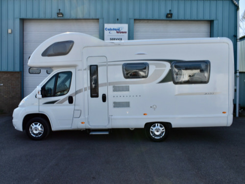 Bessacarr E464  Rear Longe/Overcab Bed