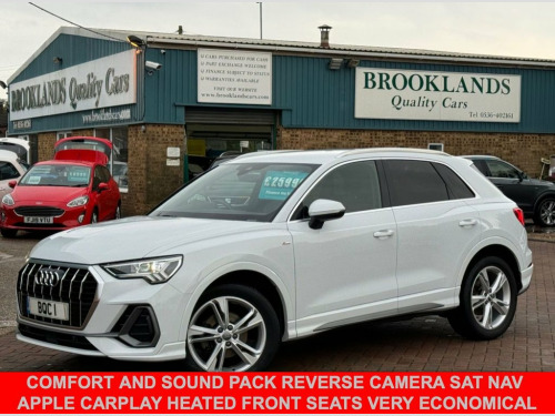 Audi Q3  2.0 TDI 35 S line SUV 5dr Diesel S Tronic GLACIER 