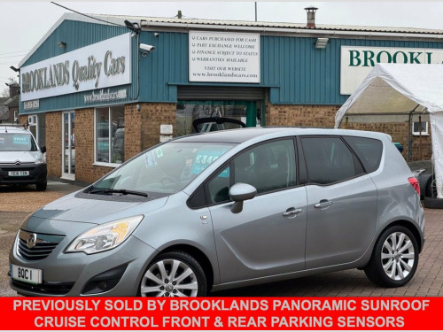 Vauxhall Meriva  1.4 16V SE MPV 5dr Petrol Manual Euro 5 (100 ps) 