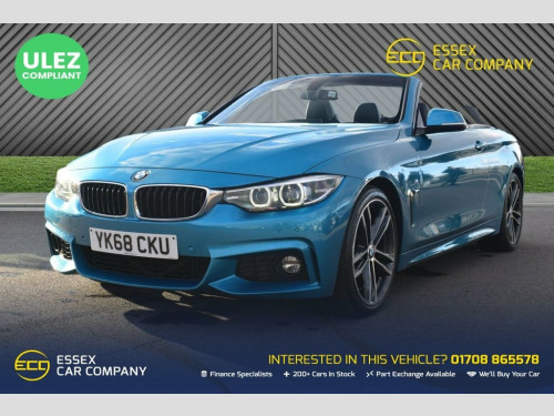 BMW 4 Series  2.0 420i GPF M Sport Convertible 2dr Petrol Auto E