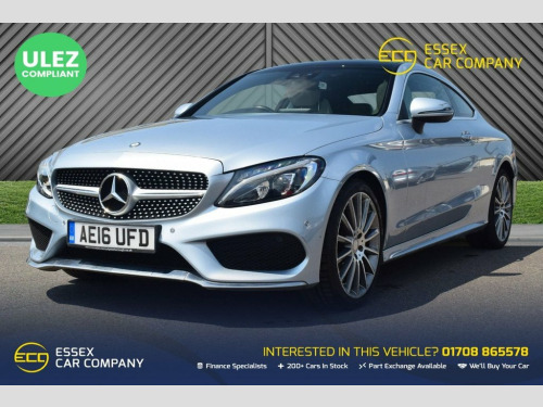 Mercedes-Benz C-Class C200 2.0 C200 AMG Line (Premium Plus) Coupe 2dr Petrol 