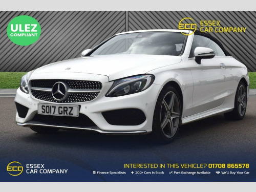 Mercedes-Benz C-Class C200 2.0 C200 AMG Line Cabriolet 2dr Petrol G-Tronic+ E