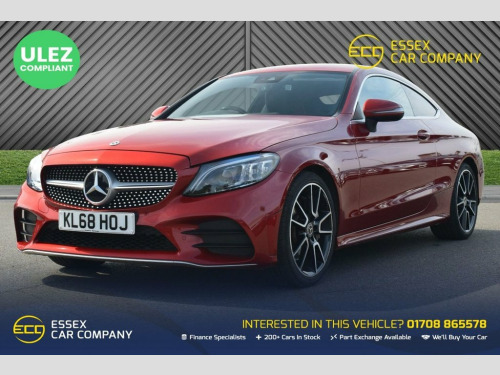 Mercedes-Benz C-Class C300 2.0 C300 AMG Line (Premium) Coupe 2dr Petrol G-Tro
