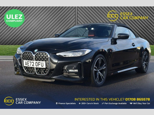 BMW 4 Series  2.0 420i M Sport Convertible 2dr Petrol Auto Euro  