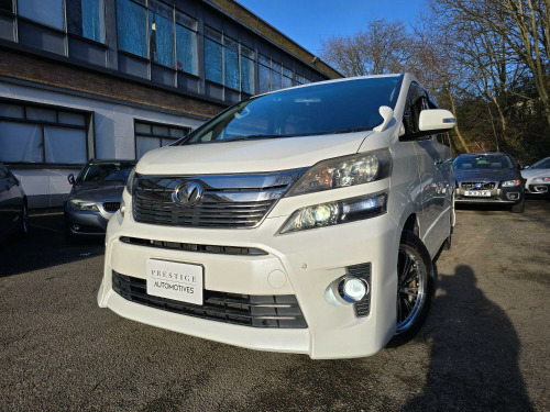 Toyota Vellfire  3.5 LITRE V6 PETROL Z EDITION AUTO RARE 8 SEATER PEARL WHITE ONLY 60K MILES