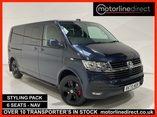 Volkswagen Transporter  2.0 TDI T32 Highline Kombi Double Cab 5dr Diesel DSG FWD LWB High Roof Euro