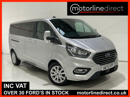 Ford Tourneo Custom 2.0 320 EcoBlue Titanium Minibus Double Cab 5dr Diesel Auto L2 Euro 6 (s/s)