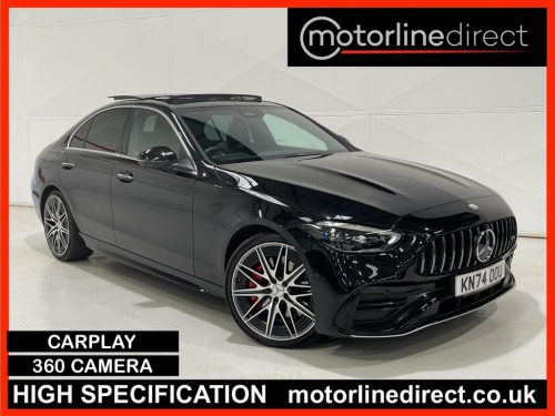 Mercedes-Benz C-Class  2.0 C43 MHEV AMG (Premium Plus) Saloon 4dr Petrol Hybrid G-Tronic+ 4MATIC E
