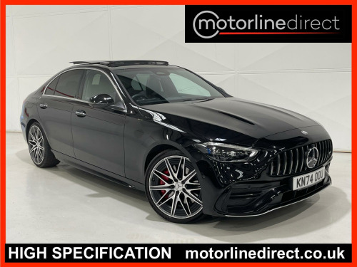 Mercedes-Benz C-Class 2.0 C43 MHEV AMG (Premium Plus) Saloon 4dr Petrol Hybrid G-Tronic+ 4MATIC E