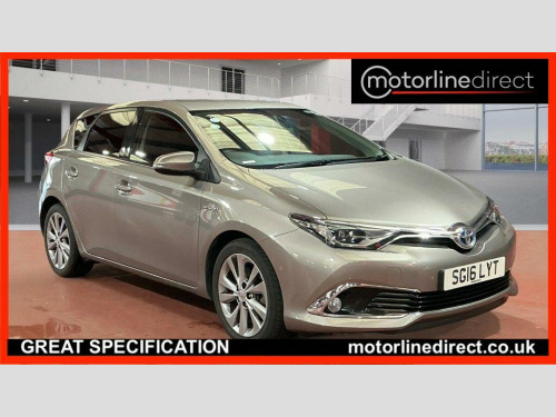 Toyota Auris  1.8 VVT-h Excel Hatchback 5dr Petrol Hybrid CVT Euro 6 (s/s) (136 ps)