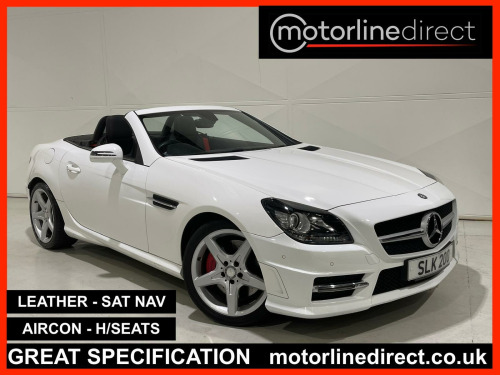 Mercedes-Benz SLK SLK200 AMG 2.0 SLK200 AMG Sport Convertible 2dr Petrol G-Tronic Euro 6 (s/s) (184 ps) 