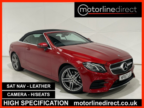 Mercedes-Benz E-Class  2.0 E220d AMG Line Cabriolet 2dr Diesel G-Tronic+ Euro 6 (s/s) (194 ps) 