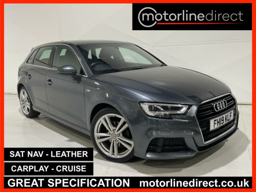 Audi A3  1.6 TDI 30 S line Sportback 5dr Diesel S Tronic Euro 6 (s/s) (116 ps) 
