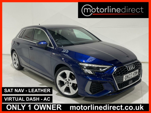 Audi A3  2.0 TDI 35 S line Sportback 5dr Diesel S Tronic Euro 6 (s/s) (150 ps) 
