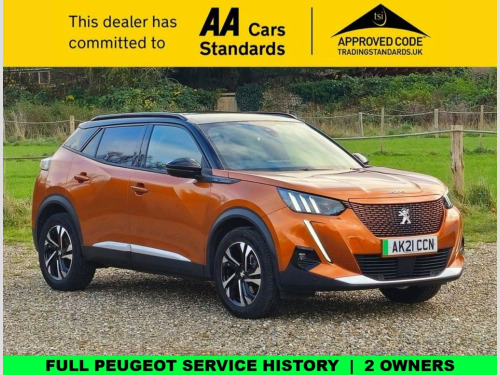 Peugeot 2008  50kWh GT SUV 5dr Electric Auto (136 ps) 2 Owners F