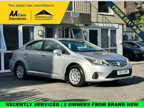 Toyota Avensis  1.8 V-Matic T2 Saloon 4dr Petrol Manual Euro 5 (14